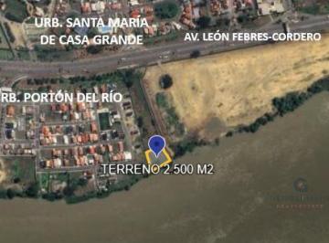 Terreno / Lote · 2500m² · Alquiler de Solar de Uso Comercial en Av León Febres Cordero. G. P