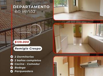 Departamento de 2 habitaciones, Cuenca · Hermoso Departamento Sector Remigio (D3136)