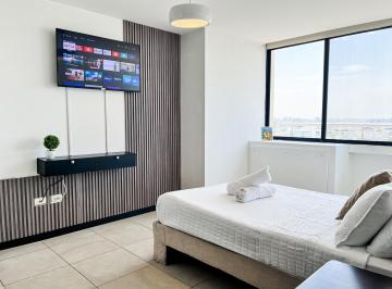 Departamento de 2 habitaciones, Guayaquil · Departamento en Puerto Santa Ana, Semiamoblado con Acceso a Piscina y Gimnasio.