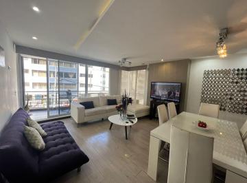 Departamento · 121m² · 2 Habitaciones · 2 Estacionamientos · Mv - Sector República del Salvador, en Venta Dpto 2d Mas Estudio con Balcón, 121 m²