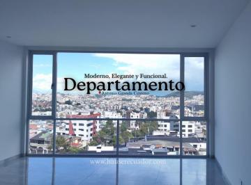 Departamento · 112m² · 2 Habitaciones · 1 Estacionamiento · Departamento Moderno 2 Dorm. con Balcón, Parqueadero y Amenities de Lujo en Edificio Premium