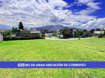 Terreno / Lote , Quito · Hermoso Terreno de 698 m² de Venta en Urbanización de Lujo Cumbaya!