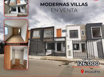 Casa de 3 habitaciones, Cuenca · Vendidas/amplias Villas Independientes con Tasa Vip Ricaurte (P3146)