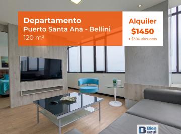 Departamento de 3 habitaciones, Guayaquil · Departamento en Alquiler Torres Bellini Amoblado - 3 Dorm.