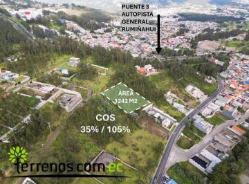 Terreno / Lote · 1242m² · Terreno de Venta en Conocoto, 1242 m², Sector Puente 3