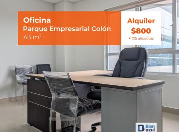 Oficina comercial , Guayaquil · Oficina en Alquiler Parque Empresarial Colon Amoblada - Urdesa Norte