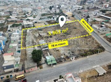 Terreno / Lote · 3963m² · Terreno de Venta en Calderón 6.375 m² Sector Zabala