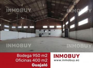 Bodega-Galpón , Quito · Rento Bodega de 950 m² con 400 m² de Oficina en Guajaló Sur de Quito
