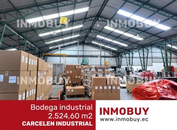 Bodega-Galpón , Quito · Rento Bodega de 2.524,60 m² – Carcelén Industrial