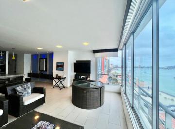 Departamento de 3 habitaciones, Salinas · San Lorenzo: Frente Al Mar con Piscina y Rooftop