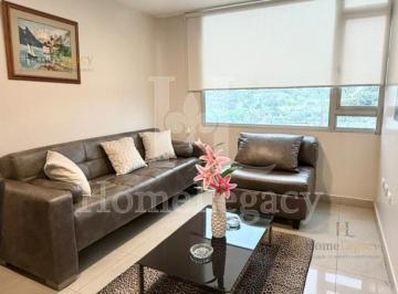 Departamento · 60m² · 1 Habitación · 1 Estacionamiento · Alquiler de Suite Full Amoblada con Parqueo en Samborondón Am