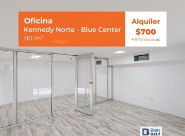 Oficina comercial , Guayaquil · Oficina en Alquiler Kennedy Norte - Edificio Blue Center - con Bodega y Mezzanine