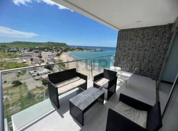 Departamento · 156m² · 3 Habitaciones · 1 Estacionamiento · Alquiler – Departamento Amoblado Frente Al Mar | Salinas V. Vill