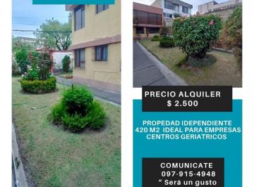 Casa de 7 habitaciones, Quito · Av Galo Plaza Lasso - Alquilo Propiedad Independiente de 420 m²