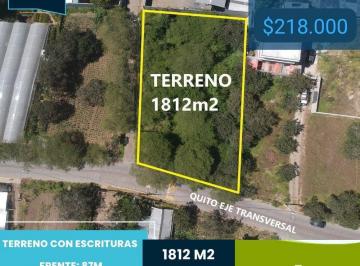 Terreno / Lote · 1812m² · Aag Venta Terreno Esquinero en Nayón