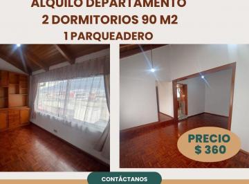 Departamento de 2 habitaciones, Quito · Kennedy Calle Mideros Alquilo Departamento de 2 Dorm. 90 m² Tercer Piso
