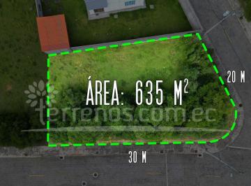Terreno / Lote · 635m² · Terreno en Venta 635 m², Urb Prados del Rio. Sangolqui