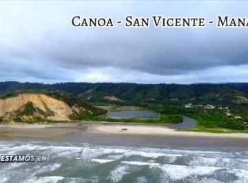 Terreno / Lote · 150000m² · Hermoso Terreno Primera Linea del Mar Canoa 15hc Narias