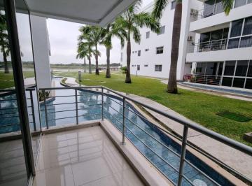 Departamento de 3 habitaciones, Guayaquil · Departamento de Venta con Vista Al Rio Planta Baja en Ryo 600