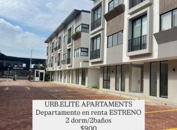 Departamento de 2 habitaciones, Guayaquil · 6585. Elite Apartaments - Samborondon Km 9, Alquilo Departamento Estreno 2 Dorm $900.