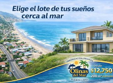 Terreno / Lote , Jipijapa · ¡Lotes Baratos! de Oportunidad Junto Al Mar / D1