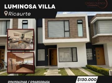 Casa de 3 habitaciones, Cuenca · Luminosa Villa 2 Pisos 3d Mas 2.5 Bc en Ricaurte (V3094)