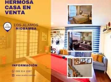 Casa de 3 habitaciones, Riobamba · Casa en Venta Al Norte de Riobamba, Los Alamos