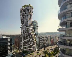 Departamento · 39m² · 1 Habitación · En Venta Estudio en Edificio Qondesa, La Carolina Piso Alto