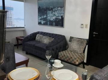 Departamento de 2 habitaciones, Guayaquil · Puerto Santa Ana. Exclusivo Condominio. Departamento Amoblado 2 Dorm.