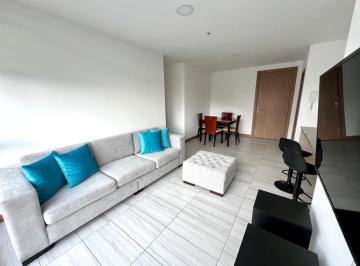Departamento · 90m² · 2 Habitaciones · 1 Estacionamiento · Mv - La Carolina, en Renta Dpto 90 m², 2d Amoblado Mas Balcon Edificio Atelier