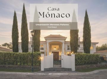 Casa · 1200m² · 5 Habitaciones · 6 Estacionamientos - María Fernanda Jiménez · Casa de Lujo en Cumbayá | Casa Mónaco: Diseño, Jardines y Privacidad en Meneses Pallares.