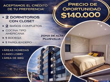 Departamento de 2 habitaciones, Quito · Vendo Departamento a Estrenar en Urb El Condado, 2 Dorm.