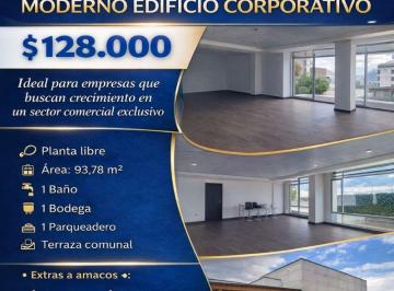 Oficina comercial , Quito · Vendo Oficina Nueva a Estrenar 93 m² Edificio Corporativo Inteligente