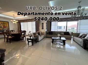 Departamento de 3 habitaciones, Guayaquil · 6688. Urb. Olivos 2 - Ceibos, Vendo Departamento 3 Dorm. $240.000.