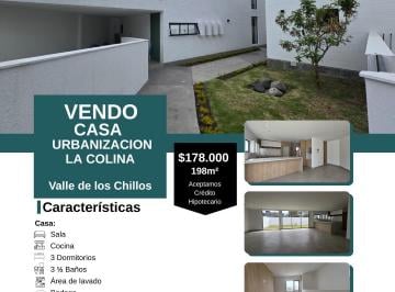 Casa de 3 habitaciones, Quito · Casa por Estrenar en Venta en Sangolquí – Sector La Colina (Frente a La Espe)