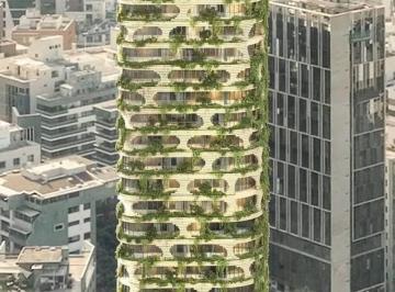 Departamento · 23m² · 1 Habitación · Último Estudio con Vista Directa Al Parque La Carolina en Edificio Qapital Quito