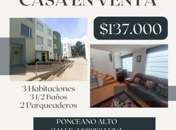 Casa de 3 habitaciones, Quito · Ponceano Alto Vendo Casa de 3 Dorm. con 185 m²