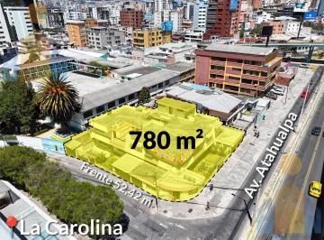 Terreno / Lote · 724m² · Terreno en Venta (La Carolina / Centro Norte de Quito)