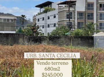 Terreno / Lote , Guayaquil · 6742. Urb. Santa Cecilia - Ceibos, Vendo Terreno Multifamiliar 680 m², $245.000.
