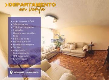 Departamento de 3 habitaciones, Riobamba · Departamento en Venta, Norte de Riobamba, Los Alamos, Rio Hospital