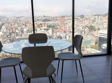 Suite de 1 habitación, Quito · Suite con Vista Inmejorable Amoblada Edificio Iqon, Sector Carolina, Quito