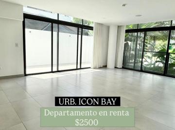 Departamento de 3 habitaciones, Guayaquil · 6779.urb. Icon Bay - Mocoli, Alquilo Departamento 3 Dorm. $2500.