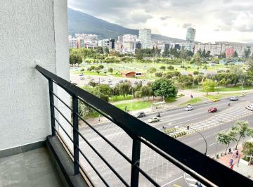 Departamento · 64m² · 1 Habitación · 1 Estacionamiento · Mv - Sector La Carolina, en Venta Loft Amoblado 64 m², con Balcón y Vista Edificio Us