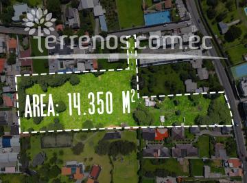 Terreno / Lote · 14350m² · Terreno en Venta 14.350 m² a 1 Min Ruta Viva - Tumbaco