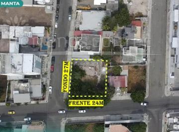 Terreno / Lote · 633m² · Terreno en El Centro de Manta, Ideal Para Desarrollo Inmobiliario