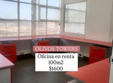 Oficina comercial , Guayaquil · 6810. Olivos Towers - Ceibos Alquilo Oficina 100 m², $1600