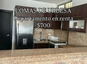 Departamento de 2 habitaciones, Guayaquil · 6826. Lomas de Urdesa, Alquilo Departamento 2 Dorm. $700.