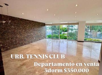 Departamento de 4 habitaciones, Guayaquil · 6828. Urb. Tennis Club - Samborondon Km4, Vendo Departamento 4 Dorm. $350.000.