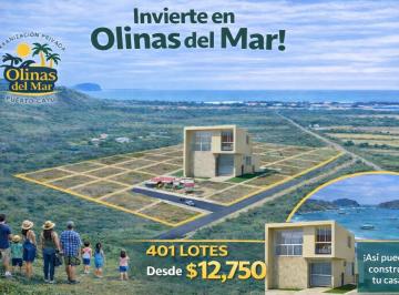 Terreno / Lote , Manta · Últimos Lotes Cerca del Mar. Olinas del Mar. Pregunta por Tu Lote / D1