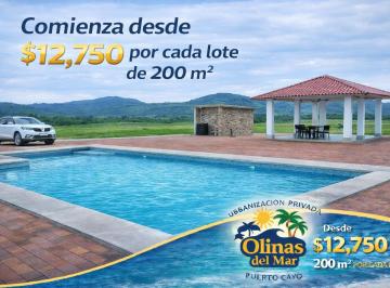 Terreno / Lote , Manta · Tu Casa en Urbanización Cerca Al Mar. Olinas del Mar / D1
